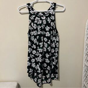 Torrid Blouse Shirt Women’s 2 Or 2X Floral Print Art Cottage Core Open Shoulder